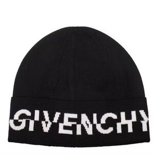 Givenchy Logo Cuff Wool Beanie -